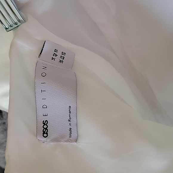 ASOS White Metallic Dress - Picture 4 of 4